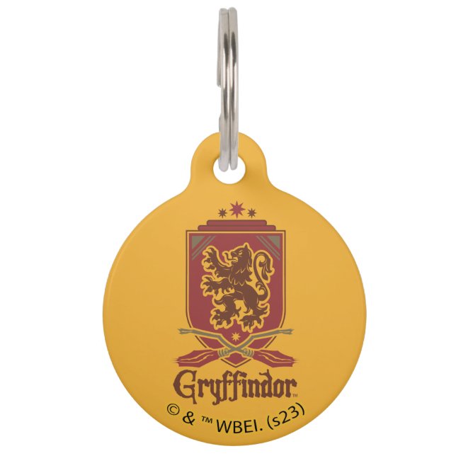 Médaillon Pour Animaux Harry Potter | Badge Gryffindor QUIDDITCH™ (Devant)