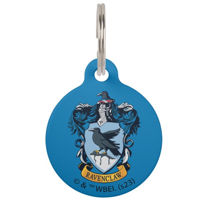 Médaillon Pour Animaux Harry Potter | Cimier gothique Ravenclaw (Devant)