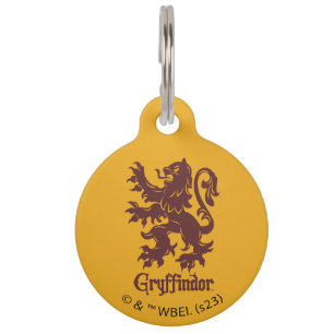 Médaillon Pour Animaux Harry Potter Gryffindor Lion Graphic