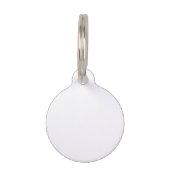Médaillon Pour Animaux Heureux chiot teckel (Dos)