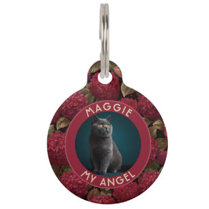 Médaillon Pour Animaux Hydrangeas Motif Cadeau Personnalisé Thème Animal 