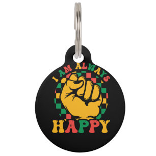 Médaillon Pour Animaux i_am_toujours_happy_01