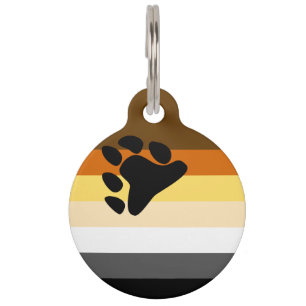 Médaillon Pour Animaux Indicateur de la fierté de l'ours