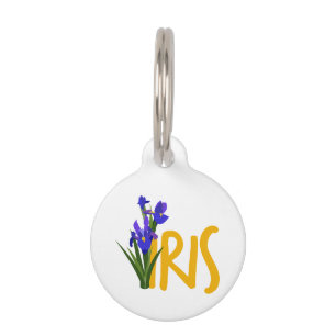 Médaillon Pour Animaux Iris
