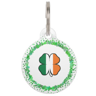 Médaillon Pour Animaux Irlande Saint Patrick's Day