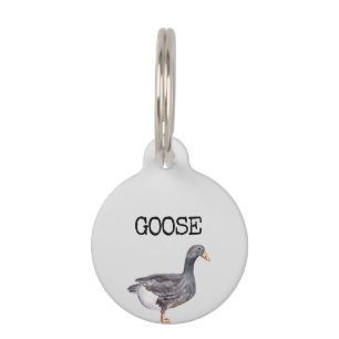 Médaillon Pour Animaux J'ai perdu call goose