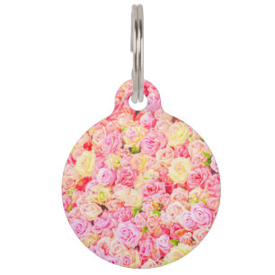 Médaillon Pour Animaux Jardin rose