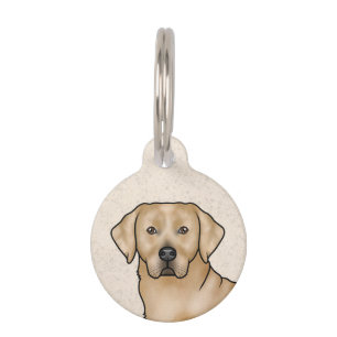 Médaillon Pour Animaux Jaune Labrador Retriever mignon Lab Chien tête de