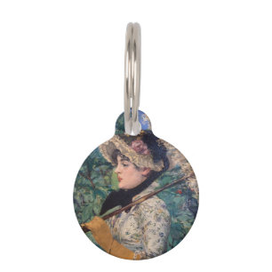 Médaillon Pour Animaux Jeanne (Printemps)  par Édouard Manet