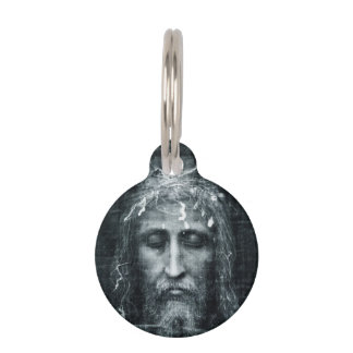 Médaillon Pour Animaux Jesus Face 
