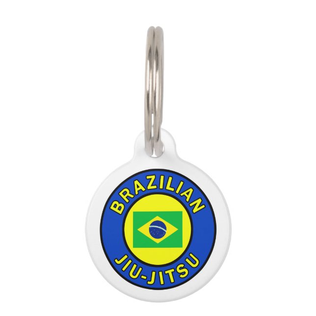 Médaillon Pour Animaux Jiu Jitsu (Devant)