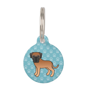 Médaillon Pour Animaux Joli vieil anglais mastiff abricot et informations