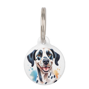 Médaillon Pour Animaux Joyeux animal de compagnie de chien dalmate