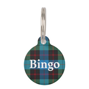 Médaillon Pour Animaux Joyeux clan Guthrie Tartan Plaid