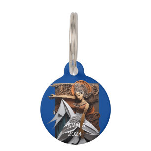 Médaillon Pour Animaux Kamala 2024 pour le président Thunder_Cove