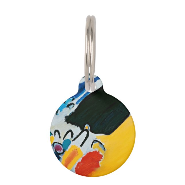 Médaillon Pour Animaux Kandinski Impression III Concert Peinture Abstrait (Devant)