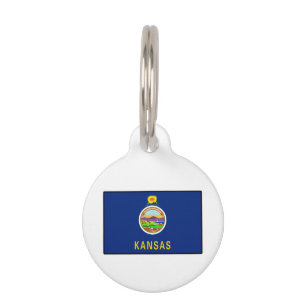 Médaillon Pour Animaux Kansas