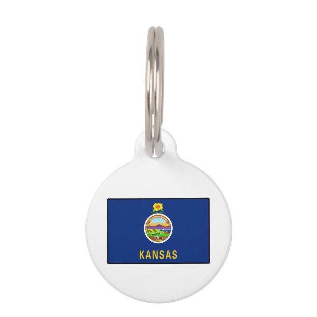 Médaillon Pour Animaux Kansas (Devant)