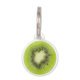 Médaillon Pour Animaux Kiwis frais. Plan rapproché rond de tranche