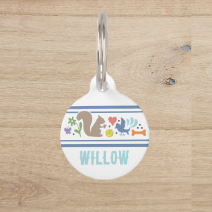 Médaillon Pour Animaux La bannière des choses préférées du chien