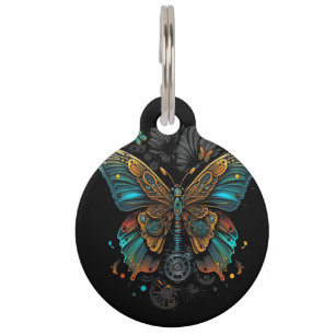 Médaillon Pour Animaux la conception papillon