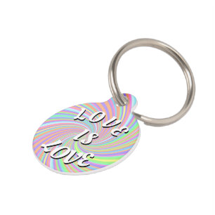 Médaillon Pour Animaux L'amour est l'amour de la fierté