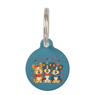 Médaillon Pour Animaux Le 4 Juillet Pembroke Welsh Corgi Dogs