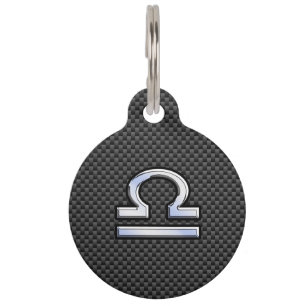 Médaillon Pour Animaux Le zodiaque de Balance se connectent le style de