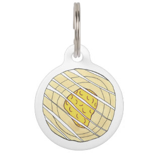 Médaillon Pour Animaux Lemon Danish Breakfast Viennoiserie Sweet Pastry