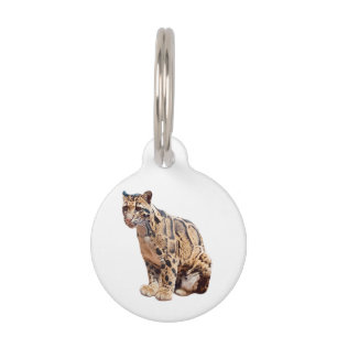 Médaillon Pour Animaux léopard nébuleux photographie jungle grand félin a