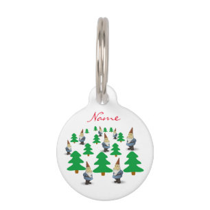 Médaillon Pour Animaux Les fêtes d'hiver Les arbres de Noël Thunder_Cov