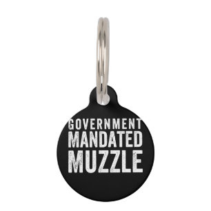 Médaillon Pour Animaux L'étouffement du gouvernement