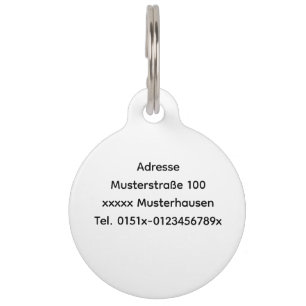 Médaillon Pour Animaux Lévrier Grand Danois Tag Personnalisé Art Minimali