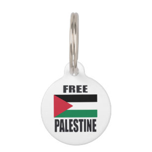 Médaillon Pour Animaux Libérez la Palestine