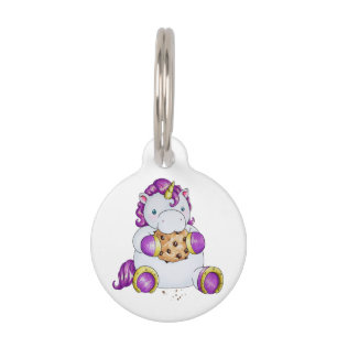Médaillon Pour Animaux Licorne de biscuit