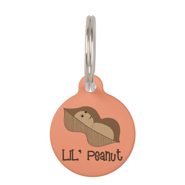 Médaillon Pour Animaux Lil Peanut (Devant)