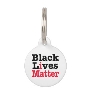 Médaillon Pour Animaux L'importance des vies noires