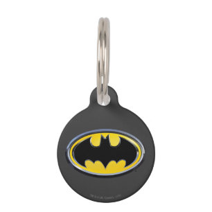 Médaillon Pour Animaux Logo classique du symbole de Batman