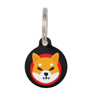 Médaillon Pour Animaux Logo de Shiba Inu