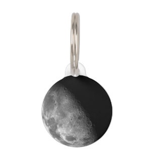 Médaillon Pour Animaux Lune