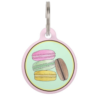 Médaillon Pour Animaux Macaron French Pastry Cookies Macarons Pâtisserie