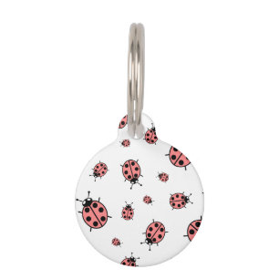 Médaillon Pour Animaux Madame rouge Bugs de vecteur