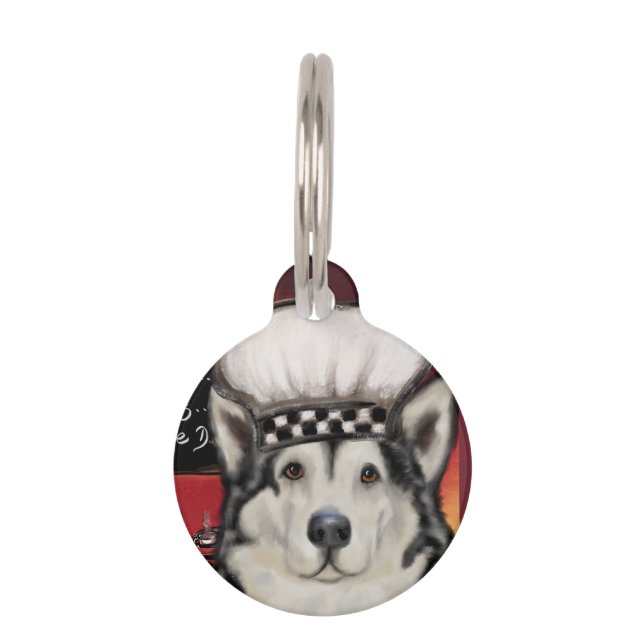 Médaillon Pour Animaux Malamute d'Alaska (Devant)