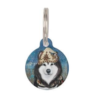 Médaillon Pour Animaux Malamute d'Alaska