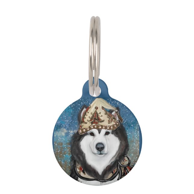 Médaillon Pour Animaux Malamute d'Alaska (Devant)