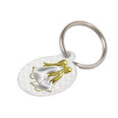 Médaillon Pour Animaux Mariage blanc (Côté )