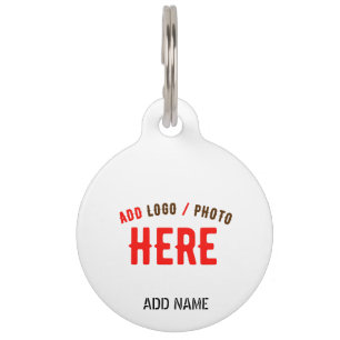 MÉDAILLON POUR ANIMAUX MARQUE BLANCHE VERIFIEE PERSONNALISABLE MODERNE ET