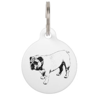 Médaillon Pour Animaux Marque d'encre raffinée
