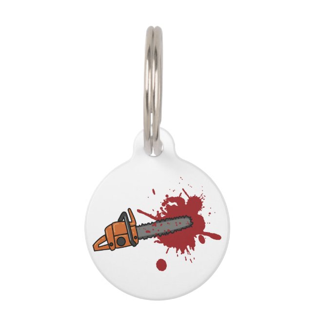 Médaillon Pour Animaux Massacre de Chainsaw (Devant)