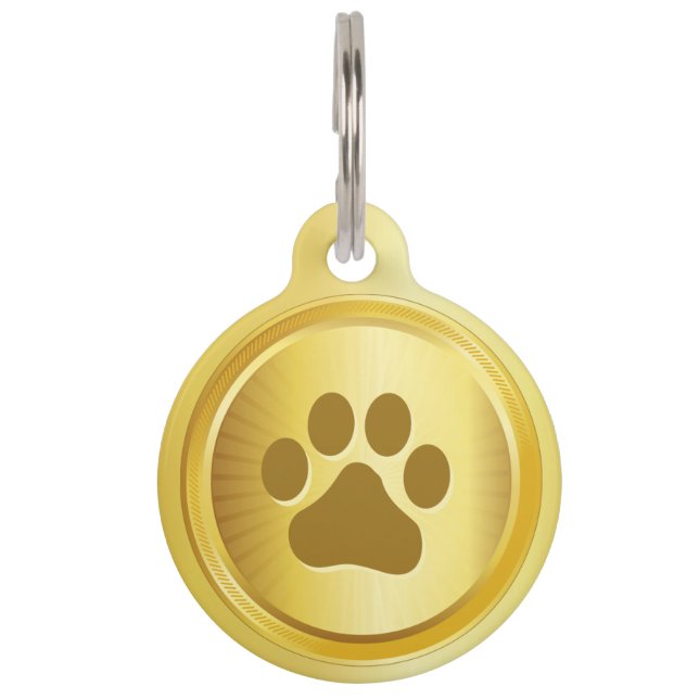 Médaillon Pour Animaux Médaille d'or du spectacle de chiens (Devant)
